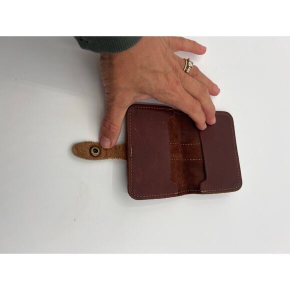 Holtz The Sultan of Swat ~‎ Vintage Baseball Glove Snap Front Pocket Wallet - Picture 4 of 5